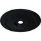 Ekena Millwork Oakleaf Ceiling Medallion (Fits Canopies up to 6 1/4"), 29 1/8"OD x 3 5/8"ID x 1"P, Jet Black CM29OABLF - alternate 2